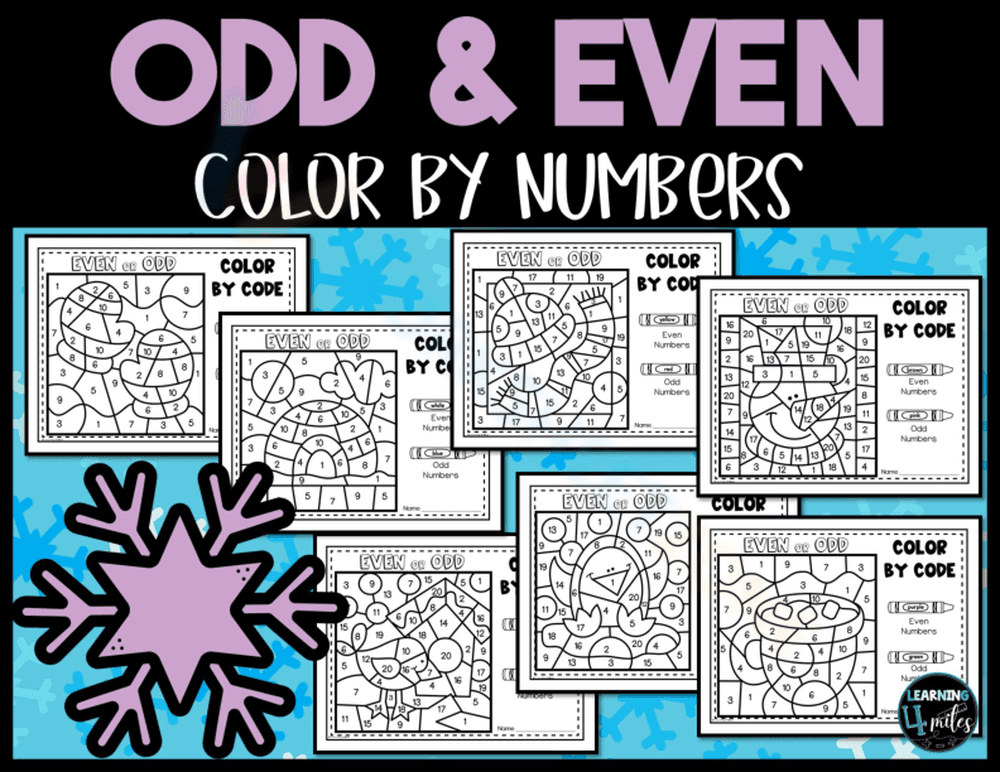 Odd and Even Numbers Practice Sheet - Page 1
