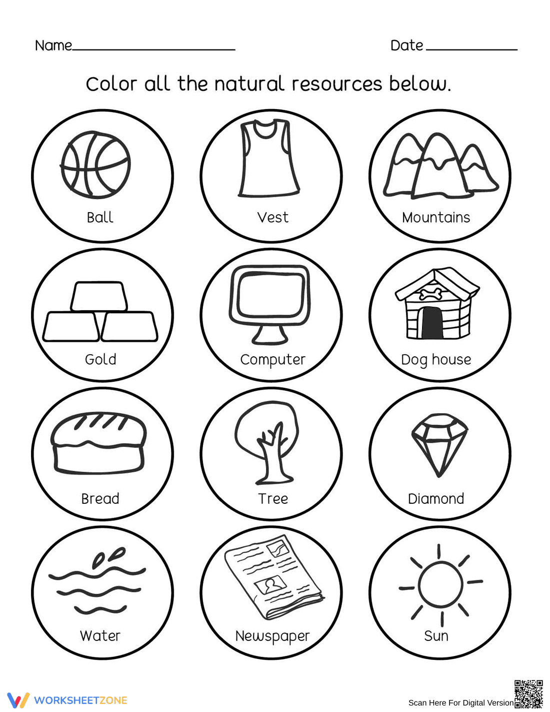 Identifying Natural and Man-Made Objects - Page 1