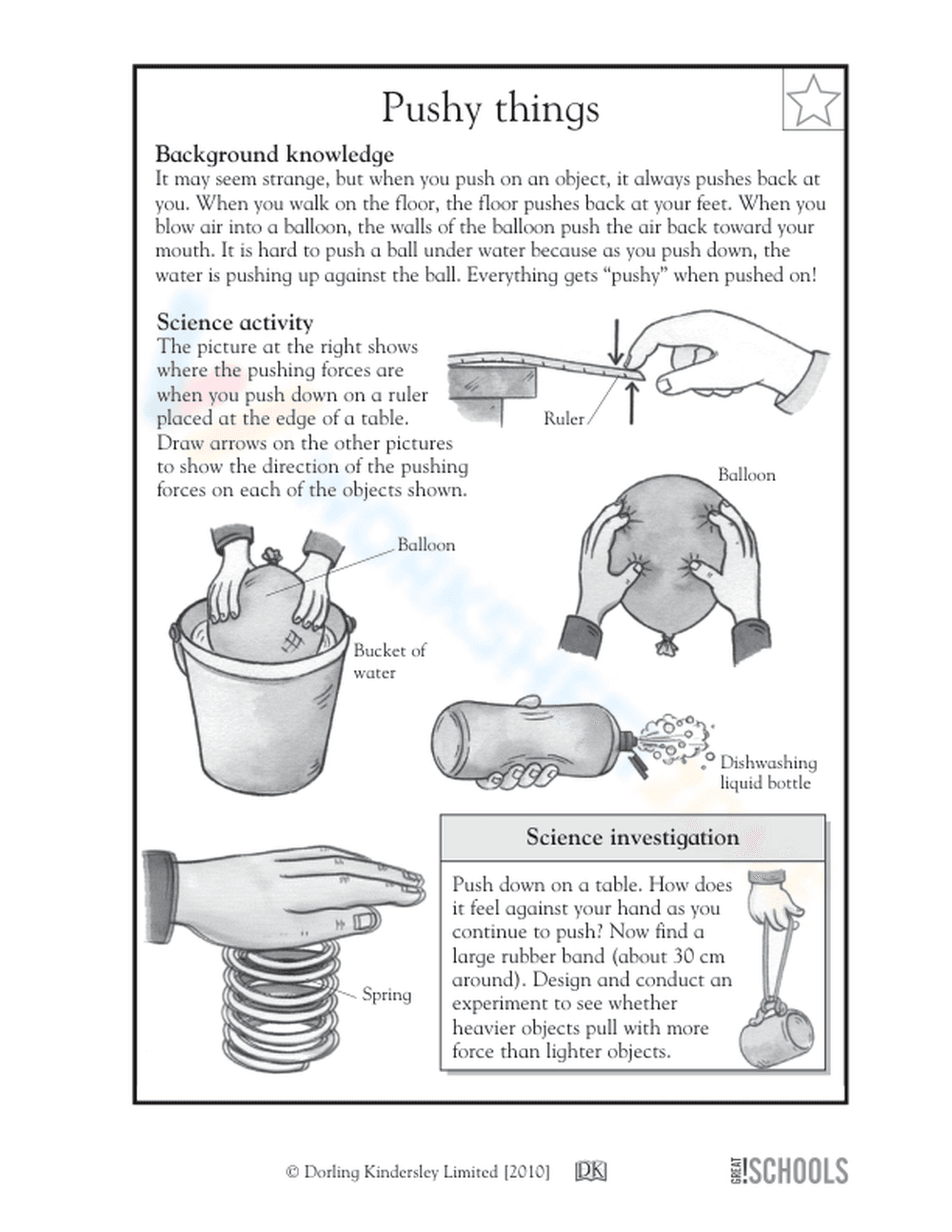 Essential Grade 4 Science: Action and Reaction Forces - Page 1