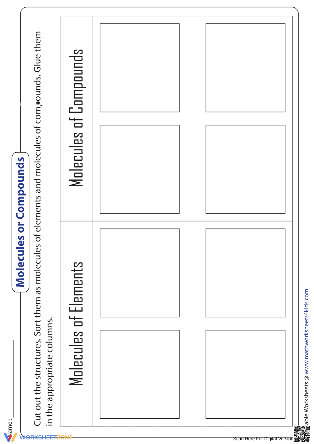 Molecules of Elements or Compounds - Page 1