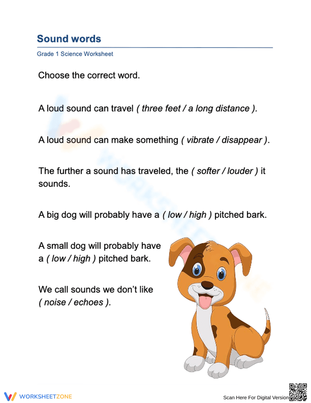 Exploring Sound Words - Page 1