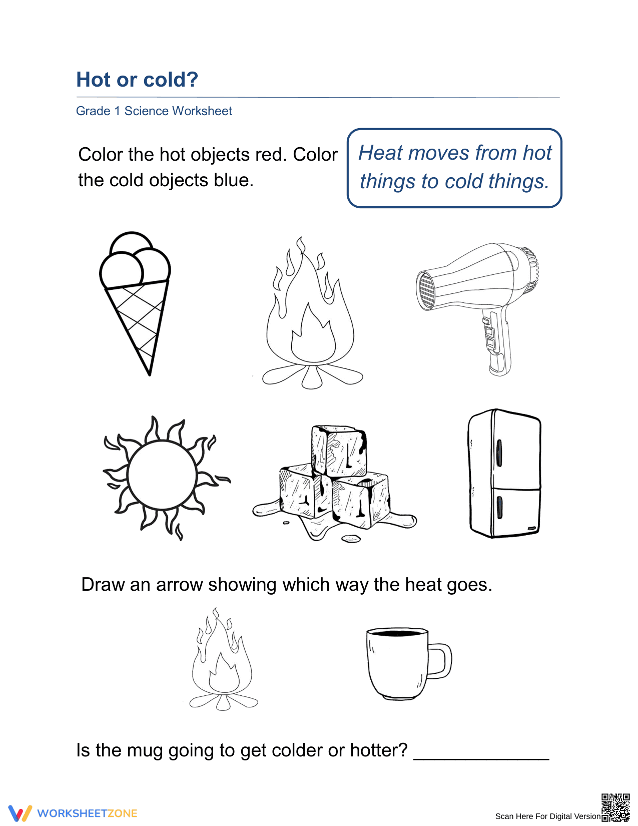 Identifying Hot or Cold Objects - Page 1