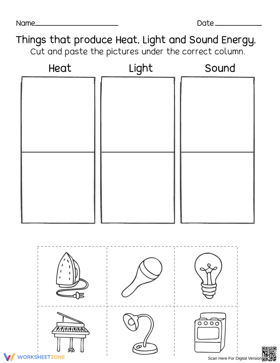 Discover Heat, Light, and Sound Energy - Page 1