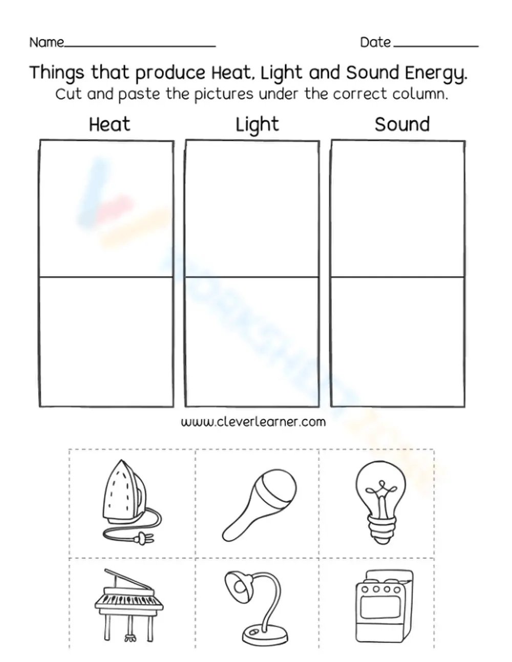 Discover Heat, Light, and Sound Energy - Page 1