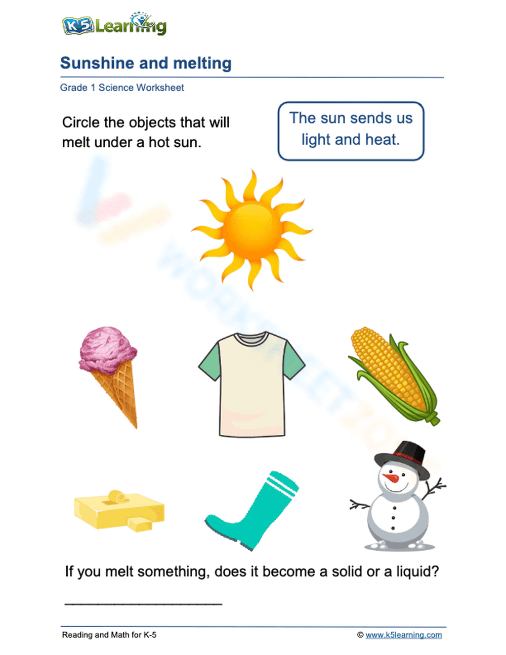 Understanding Melting with Sunshine - Page 1