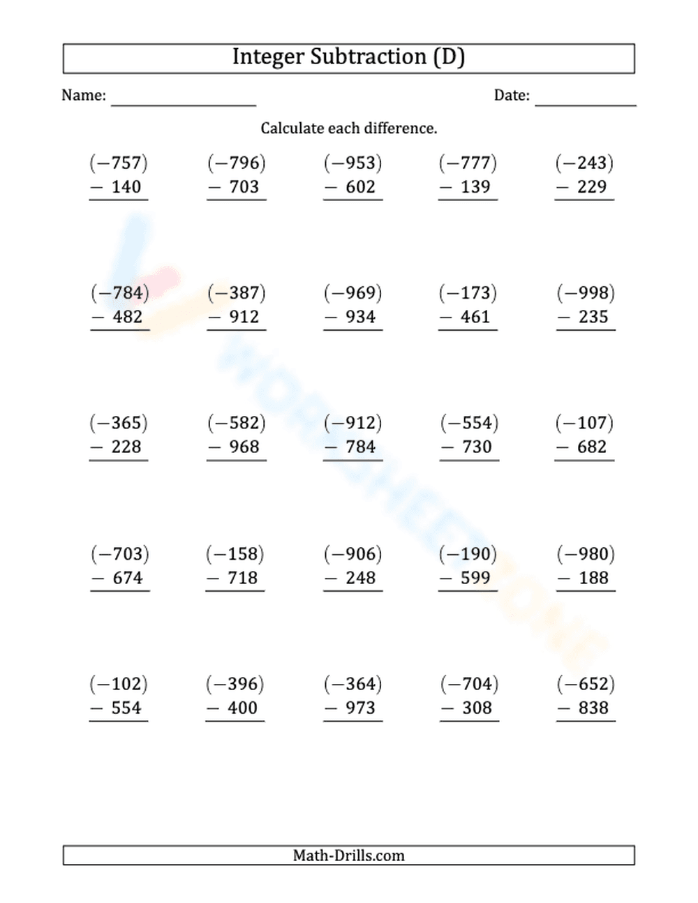 Improving with Negative-Positive Subtraction - Page 1