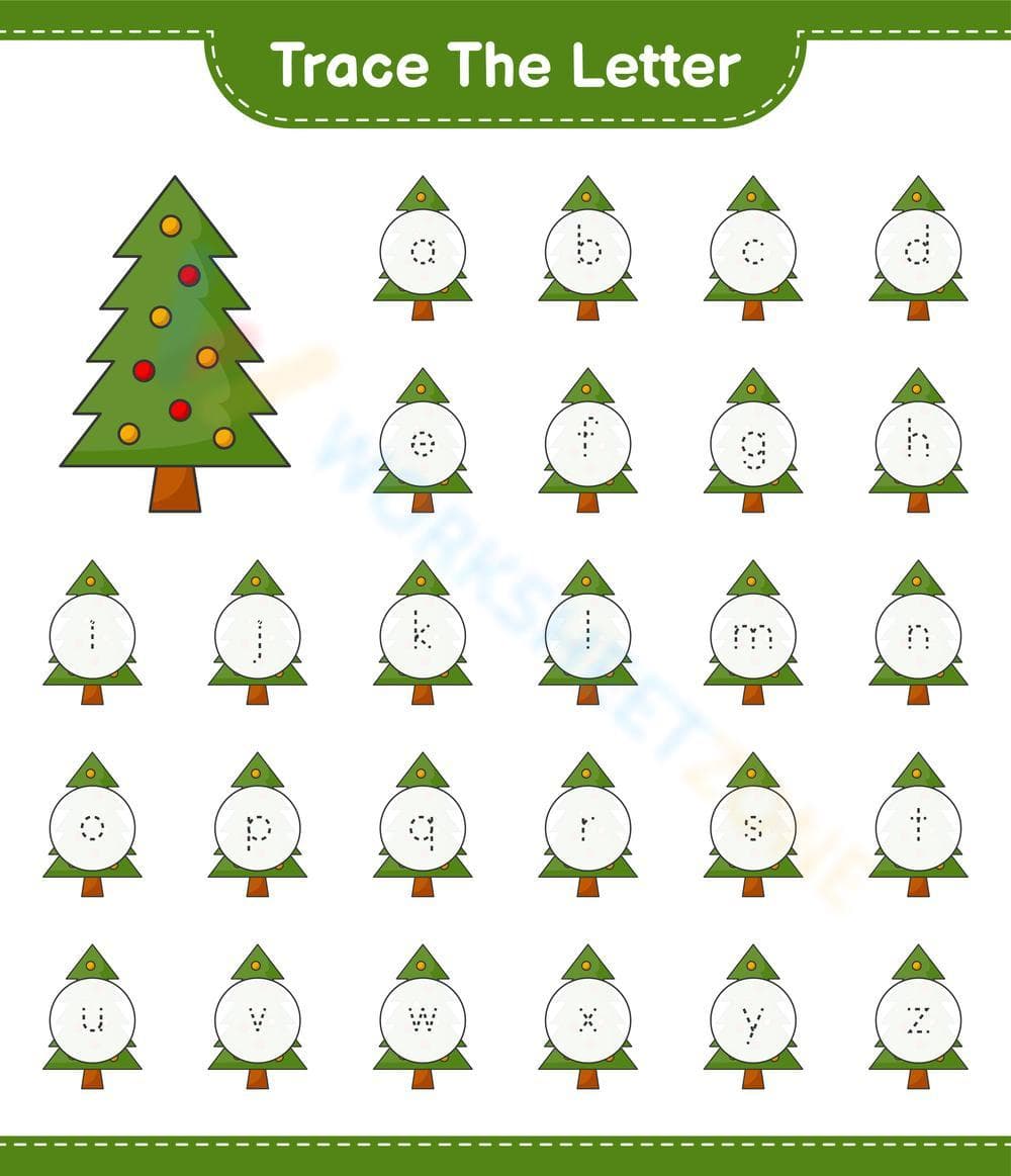 Printable Letter Tracing Worksheet | Grade K ELA - Page 1