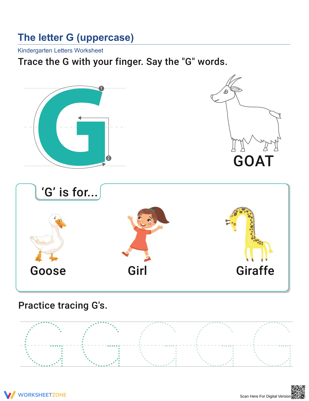 Master the Uppercase Letter G - Page 1