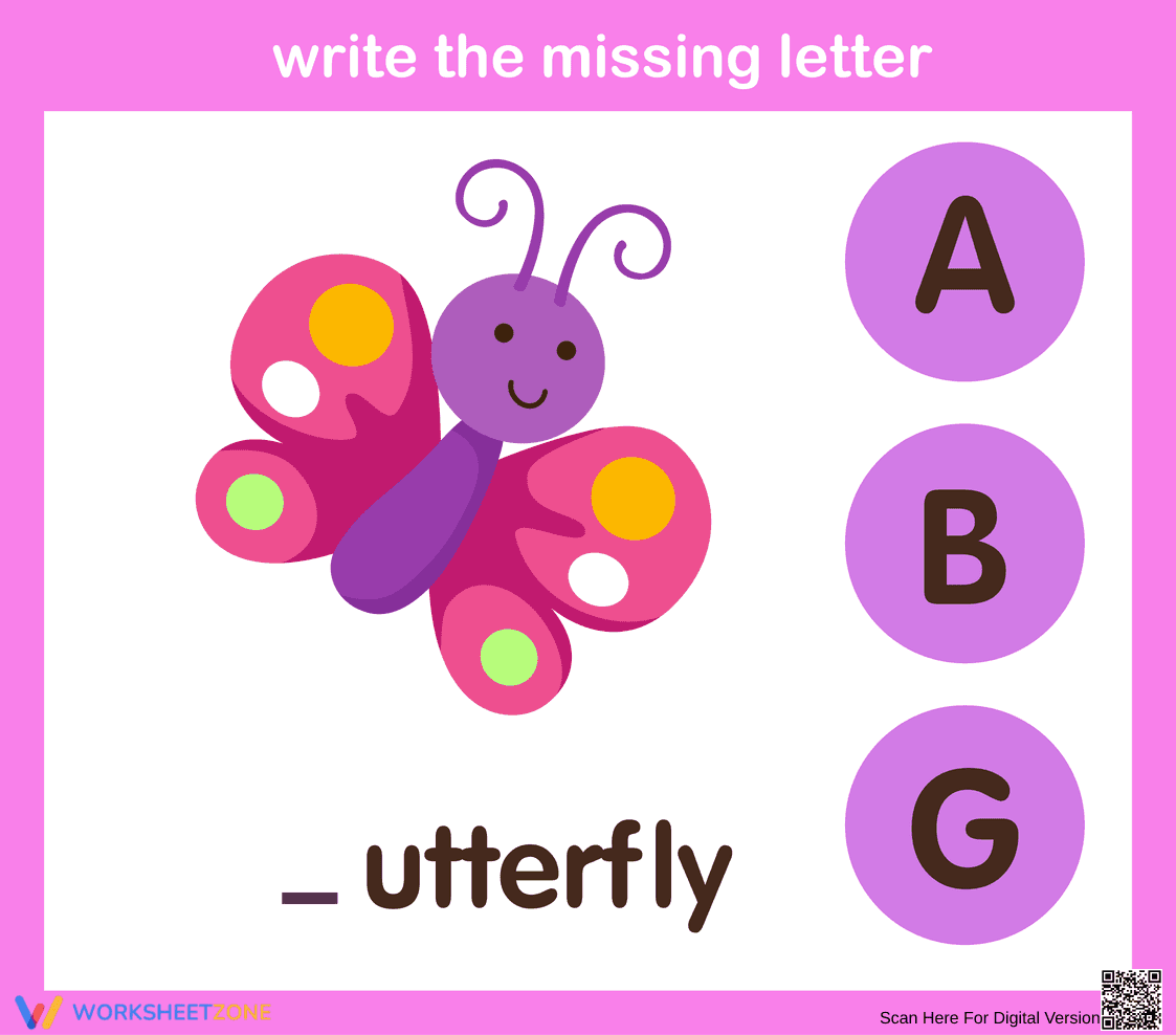 Grade Pre-K Beginning Sounds — Printable No-Prep Worksheet - Page 1