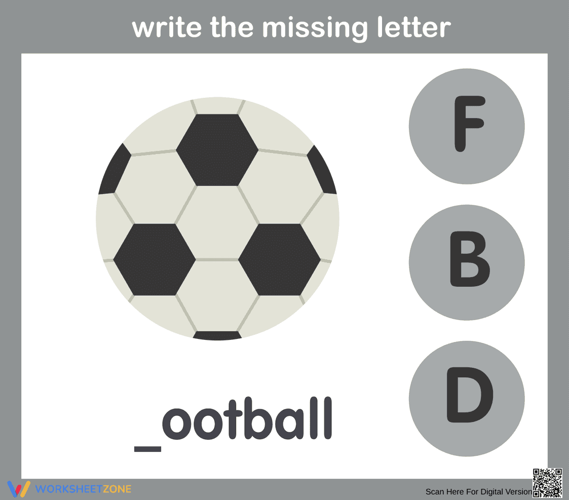 Preschool Beginning Sounds — Printable No-Prep Worksheet - Page 1