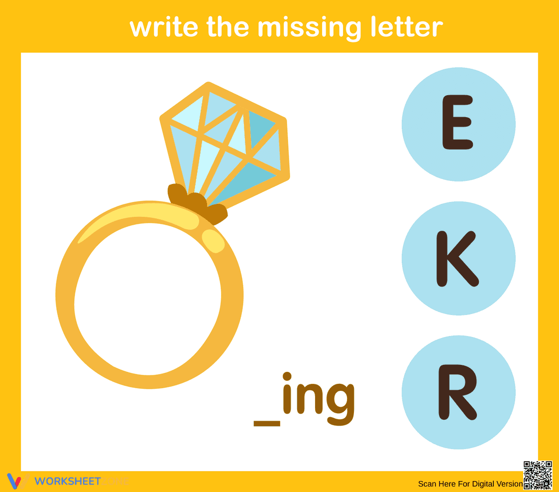 Printable Beginning Sounds Worksheet | Preschool Phonics - Page 1
