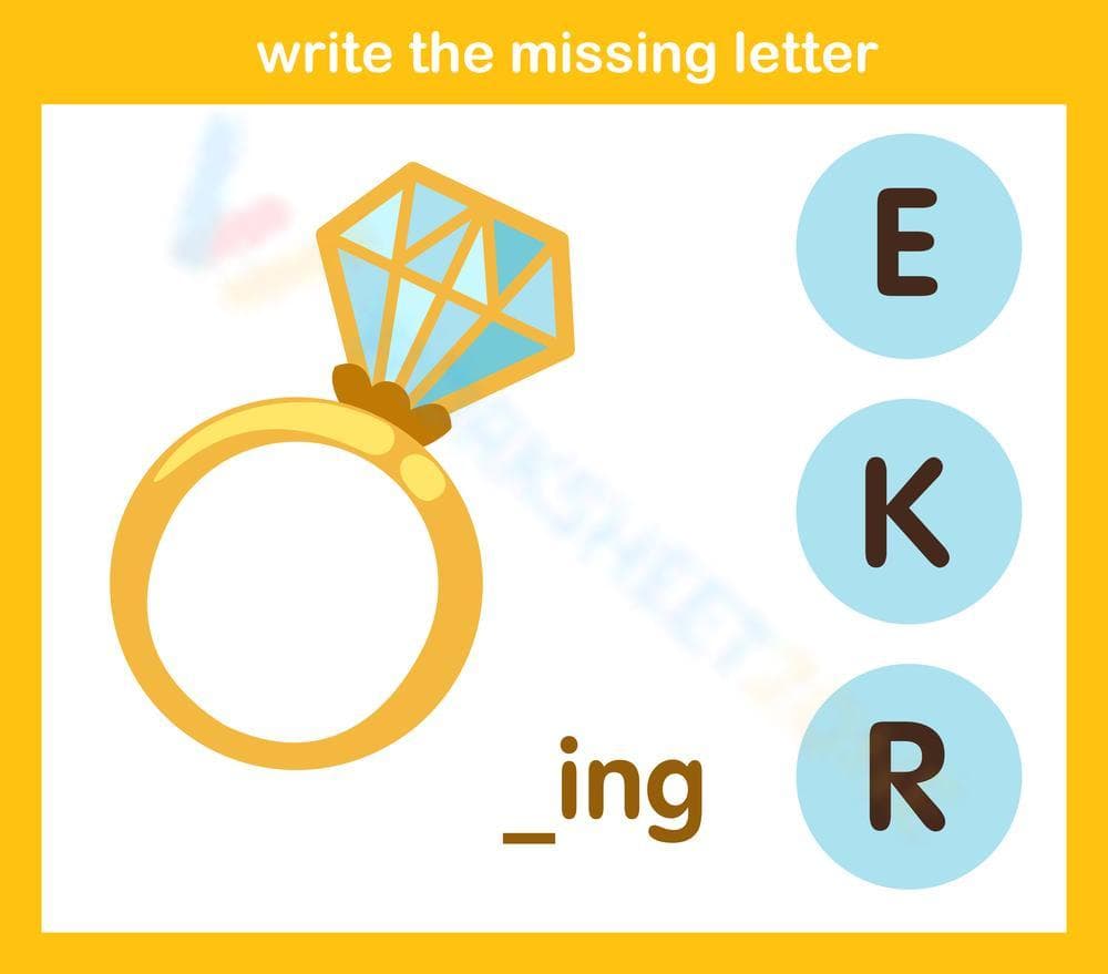 Printable Beginning Sounds Worksheet | Preschool Phonics - Page 1