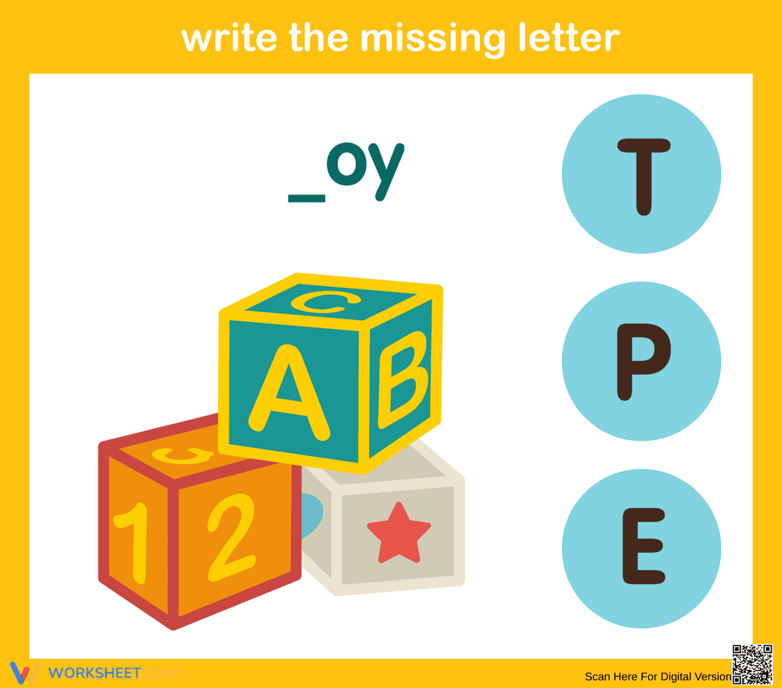 Beginning Sounds Worksheet | Preschool ELA Printable - Page 1