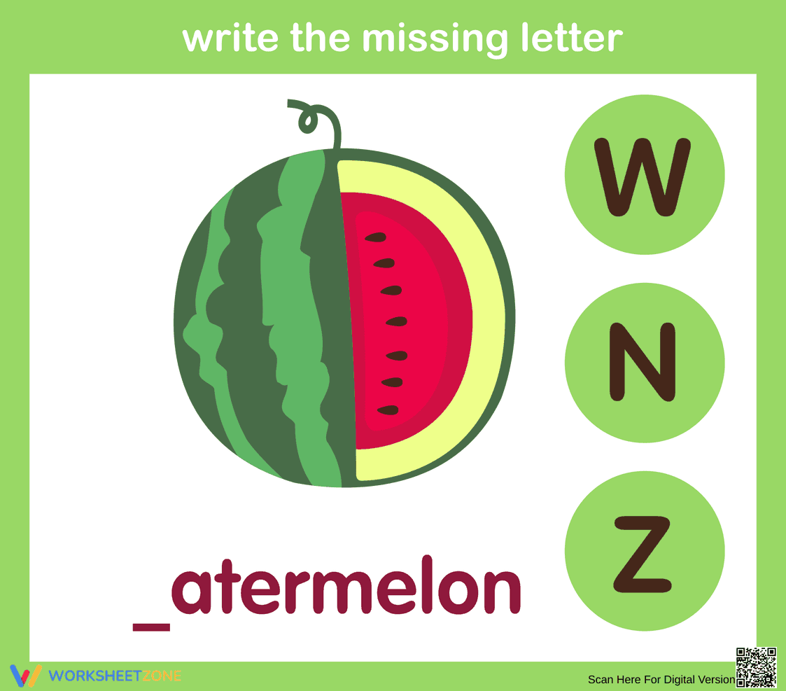 Printable Beginning Sounds Worksheet | Pre-K ELA - Page 1