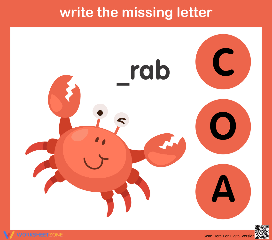 Printable Beginning Sounds Worksheet | Preschool ELA - Page 1