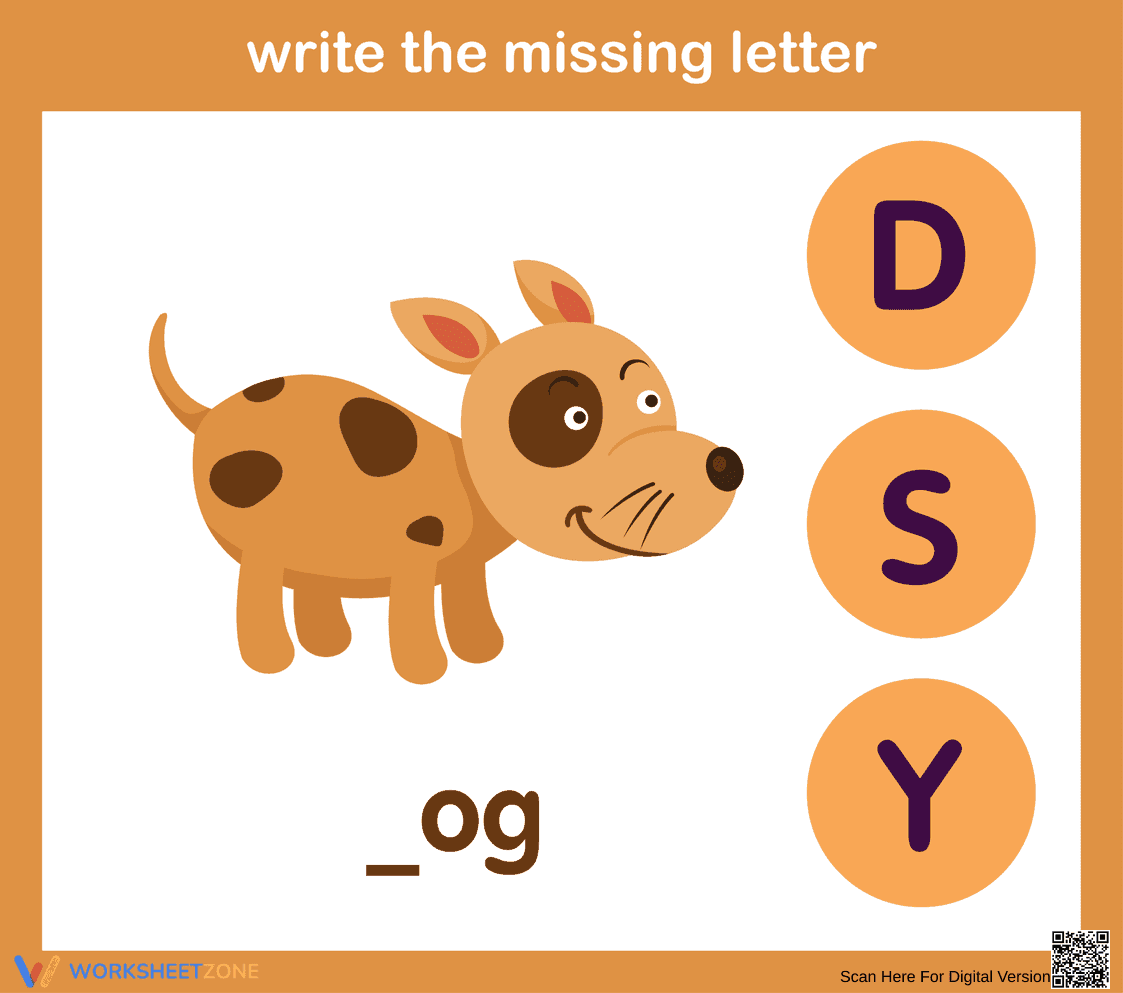 Beginning Sounds Worksheet | Preschool ELA Printable - Page 1