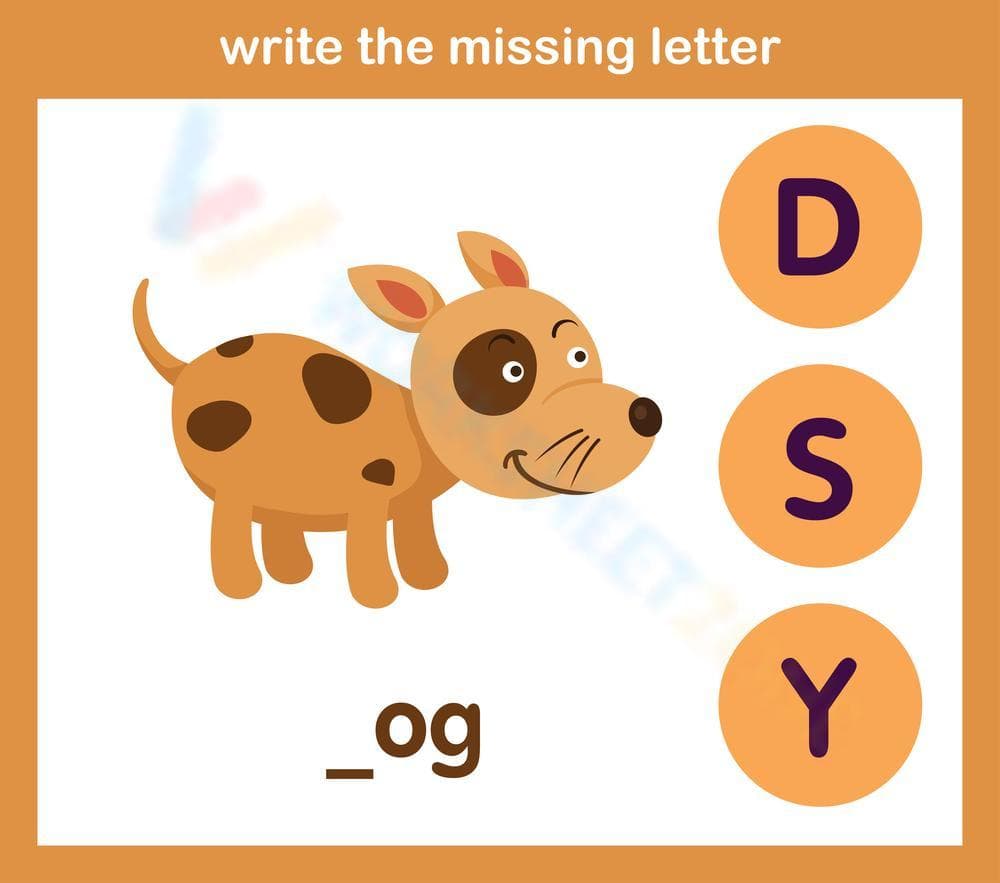 Beginning Sounds Worksheet | Preschool ELA Printable - Page 1