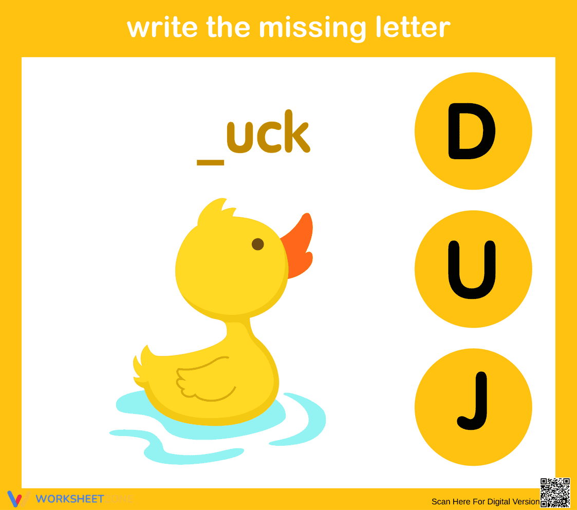 Preschool Beginning Sounds — Printable No-Prep Worksheet - Page 1