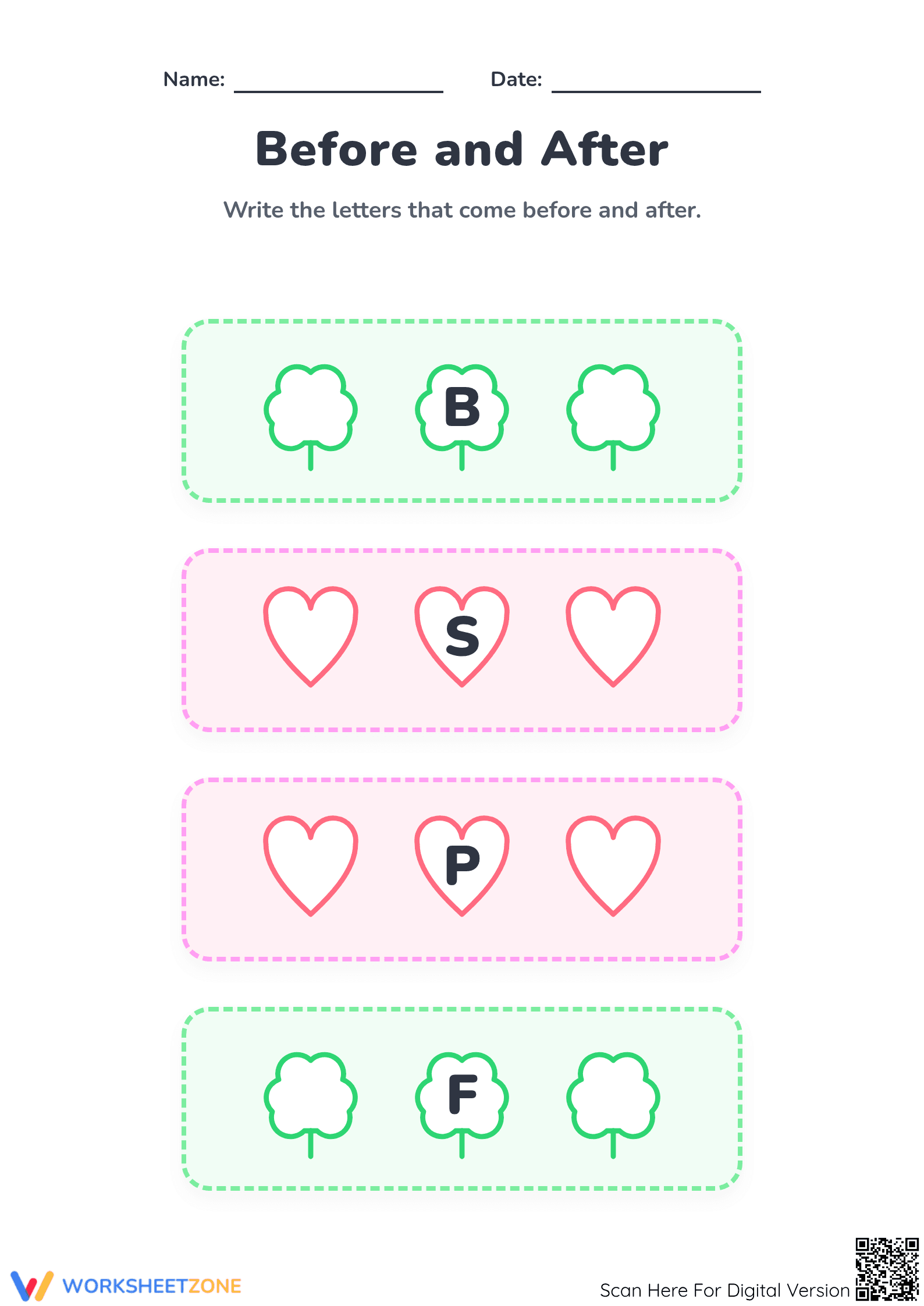 Alphabetical Order Worksheet | Preschool Essential - Page 1