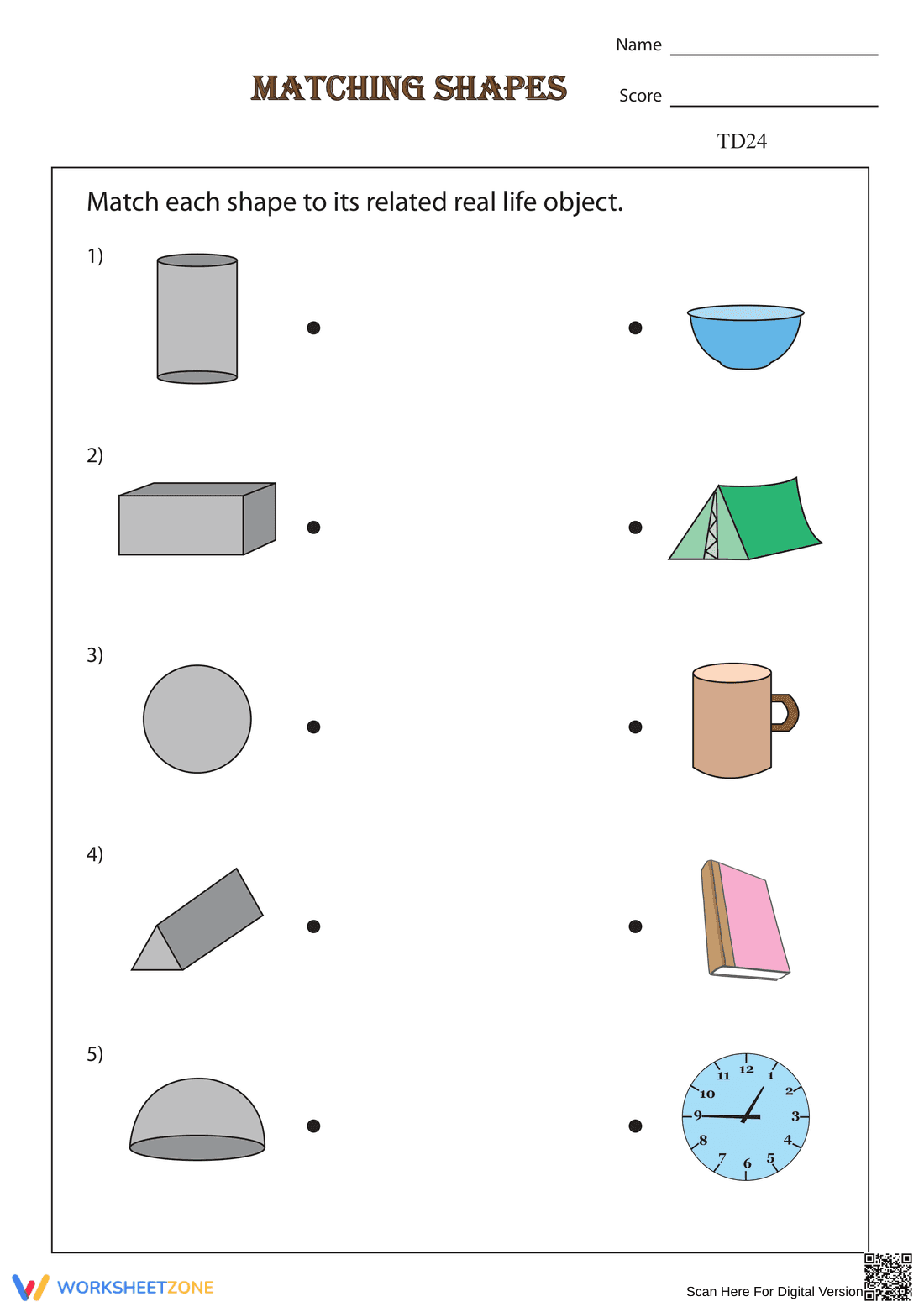 3D Shape Matching Practice - Page 1