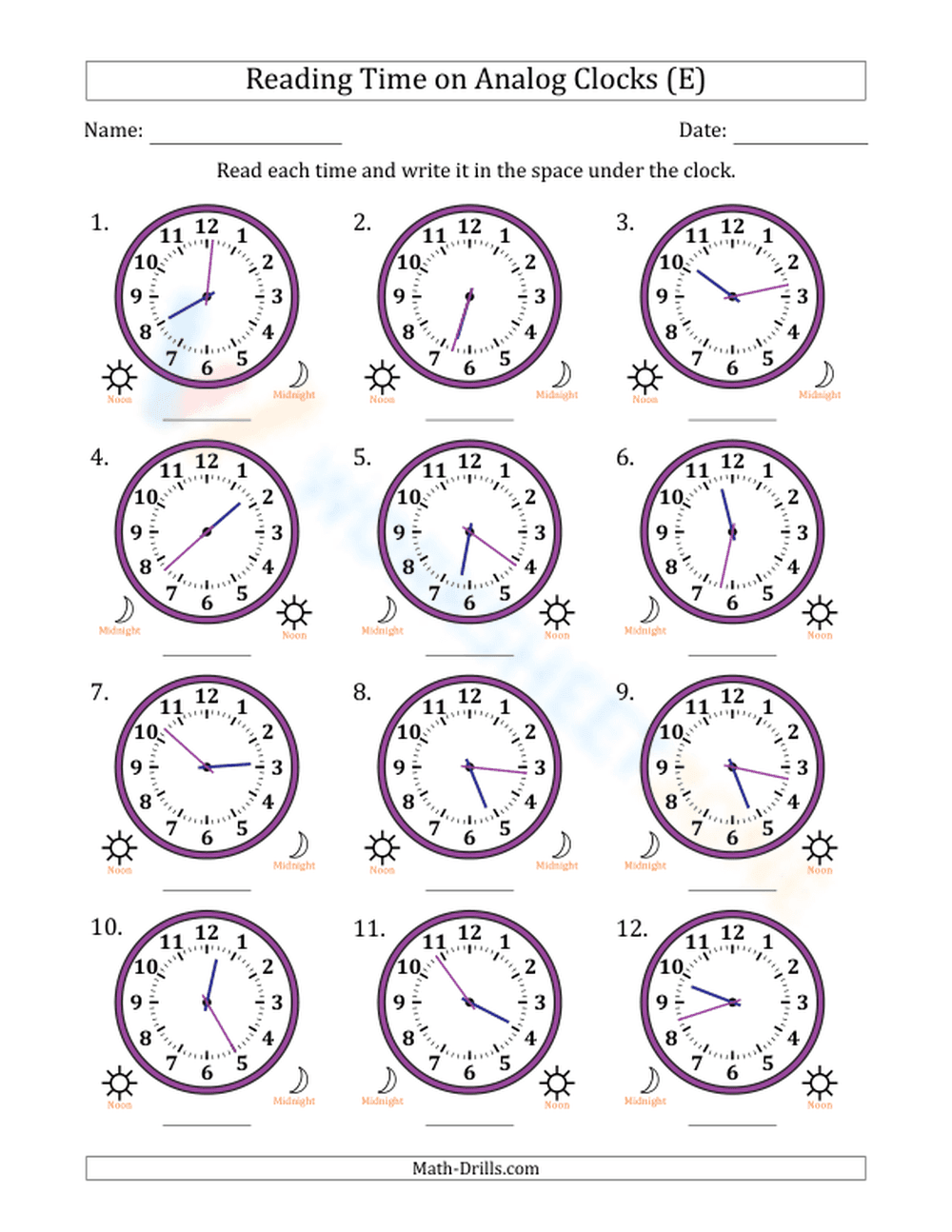 Reading hours in 1 minute intervals 5 - Page 1