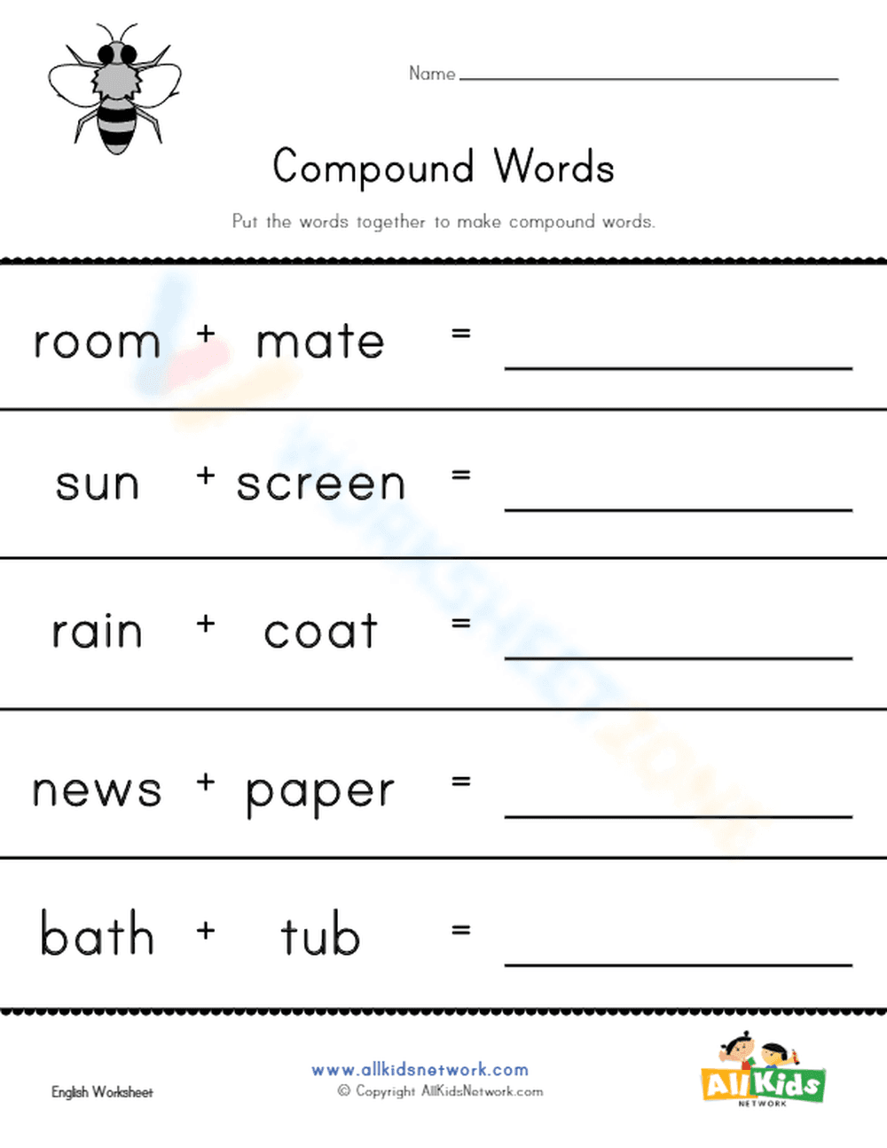 Compound words 6 - Page 1