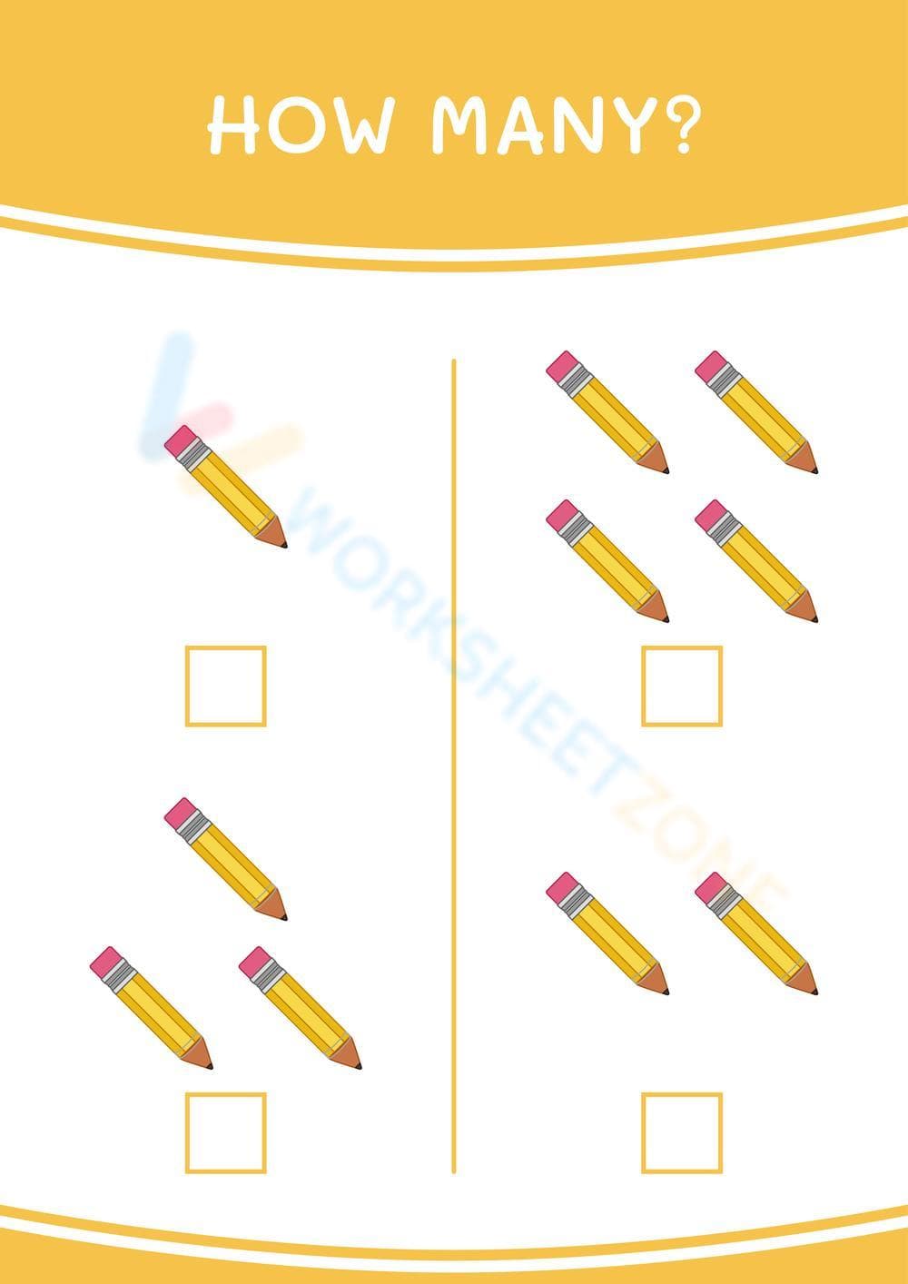 Engaging Counting Practice Worksheet for Children - Page 1