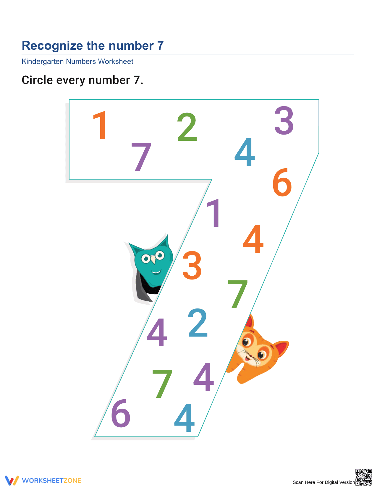Learning to Recognize Number 7 - Page 1