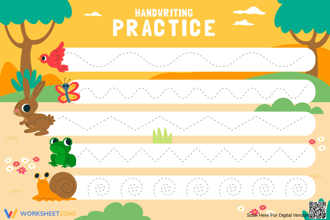 Handwriting Practice for Children: Improve Penmanship - Page 1