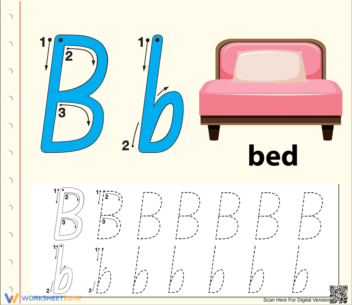 B is for Bed: Understanding the Letter B - Page 1