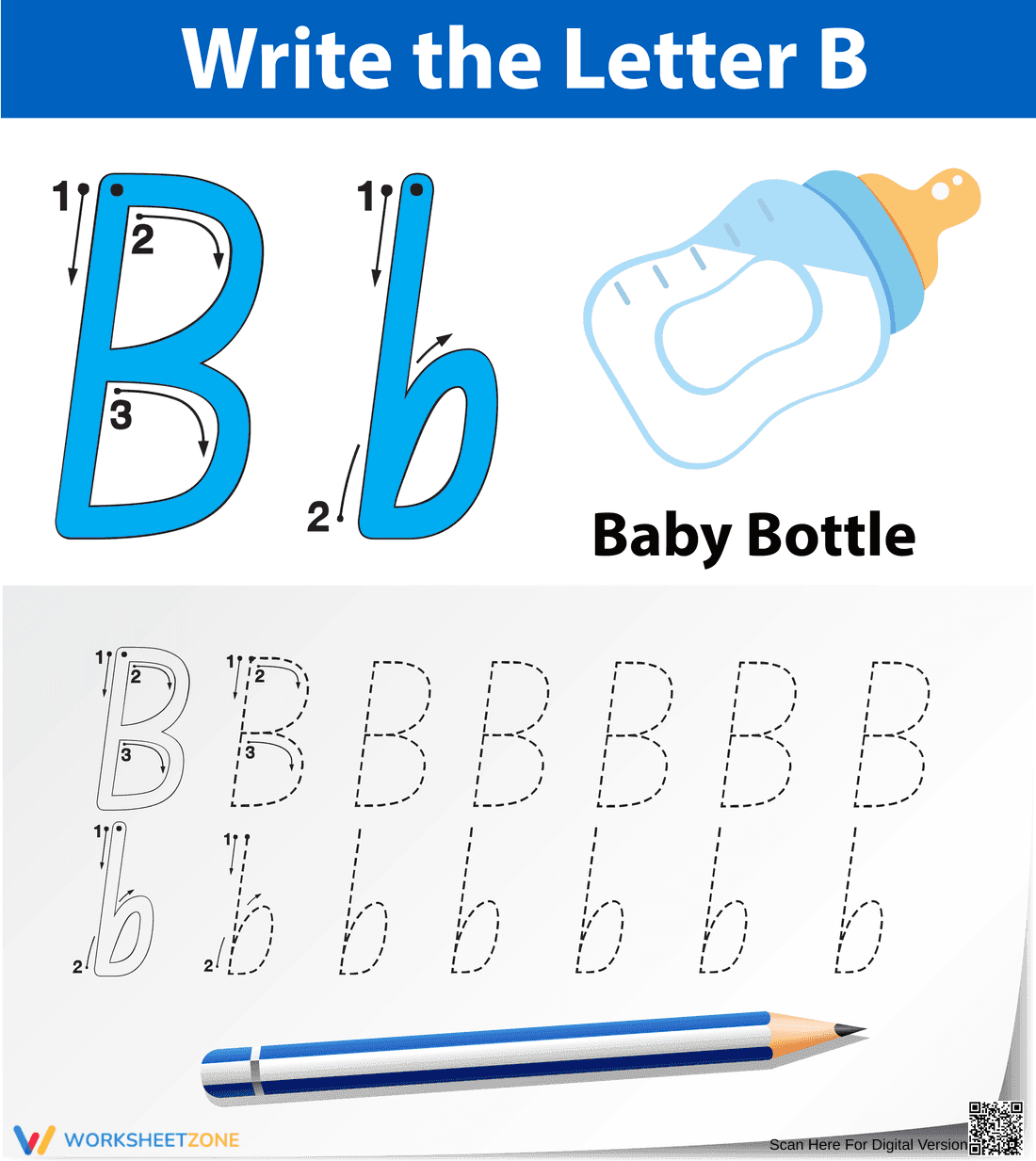 B is for Baby Bottle: Learning Made Easy - Page 1