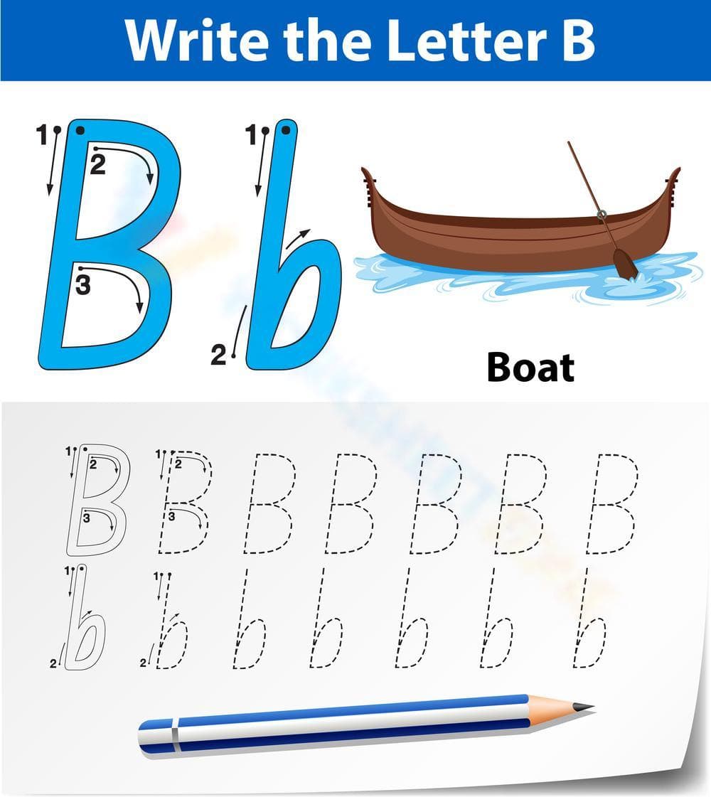 B is for Boat: Sailing with Letter B - Page 1