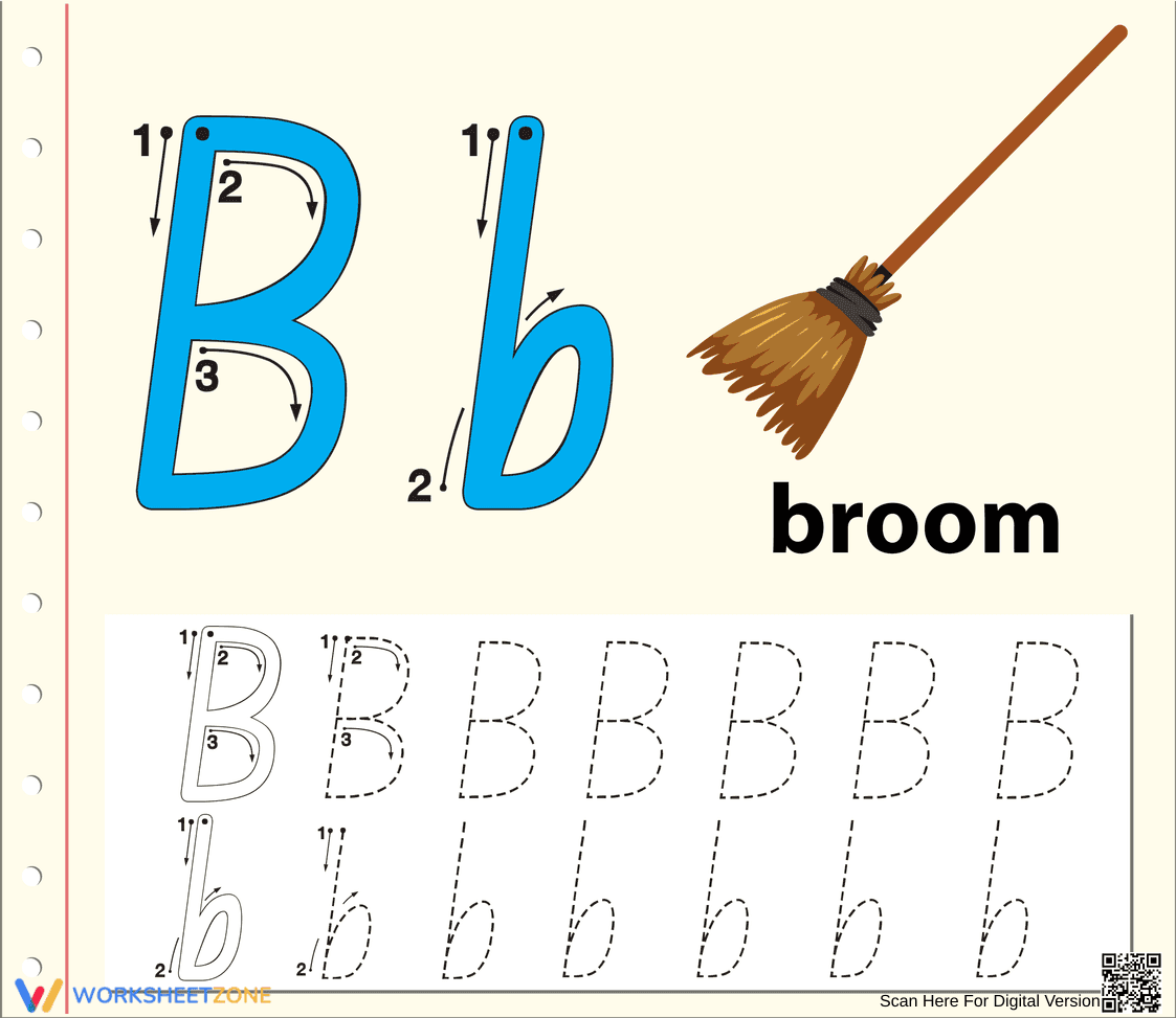 B is for Broom: Learning the Letter B - Page 1