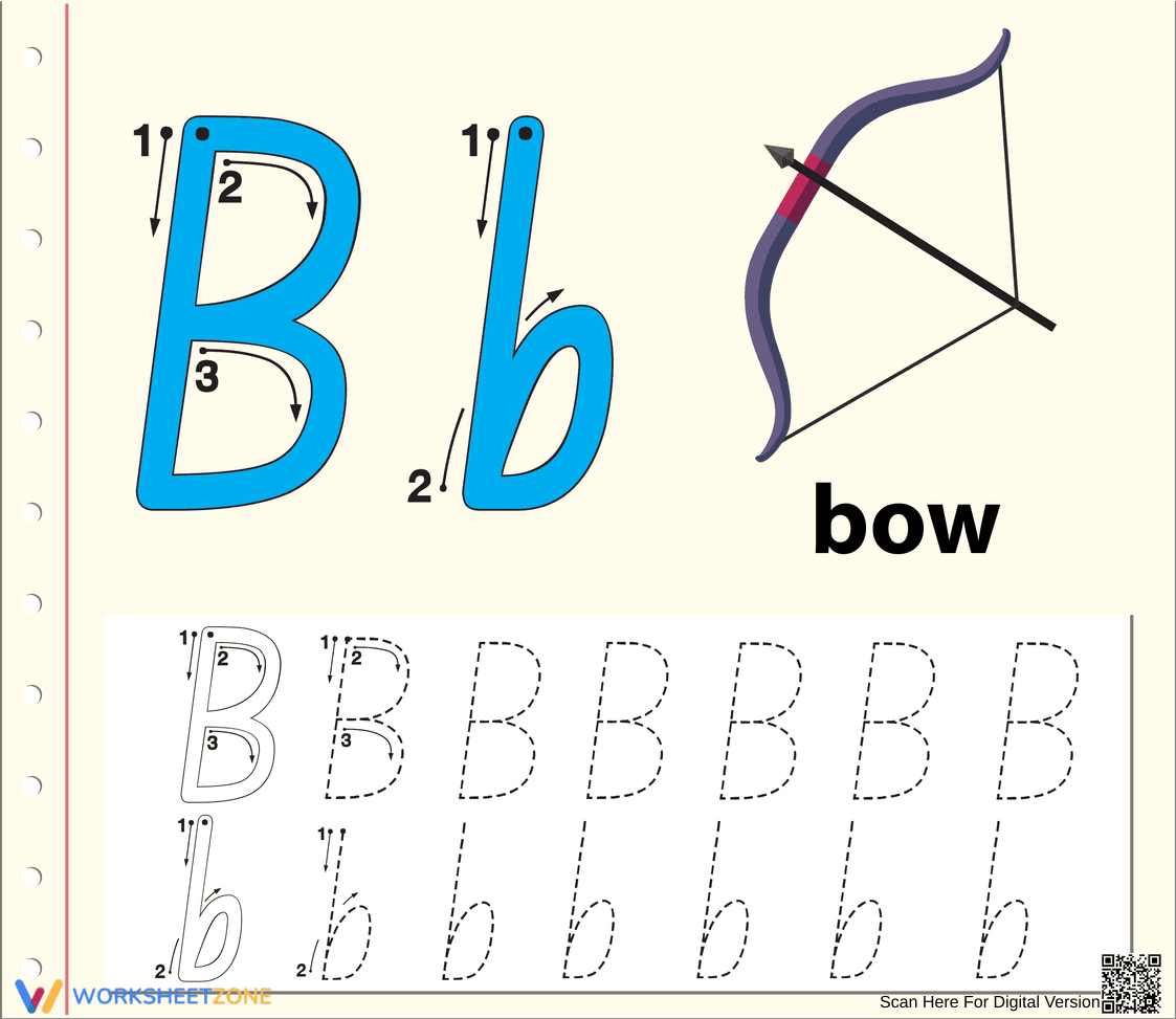 B is for Bow: Recognizing Letter B Items - Page 1