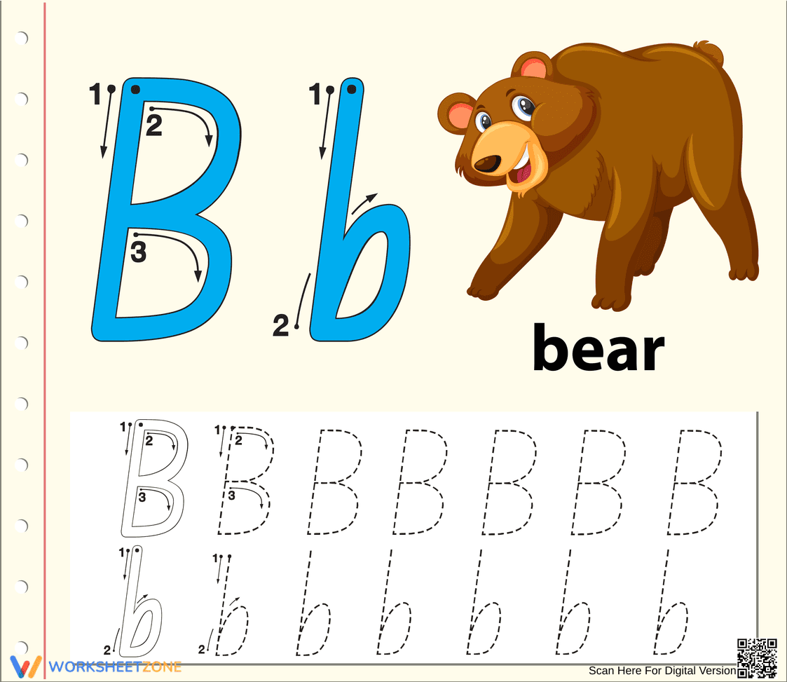 B is for Bear: Fun with Letter B Concepts - Page 1