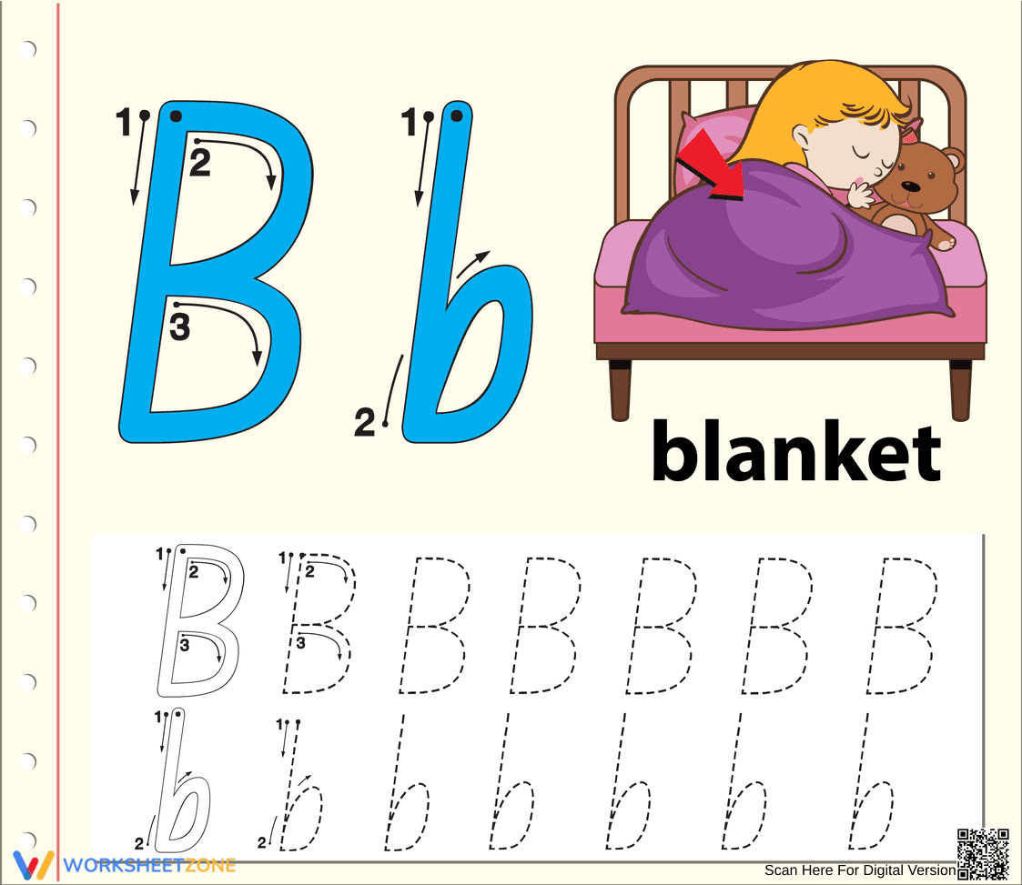 B is for Blanket: Discovering Letter B Items - Page 1