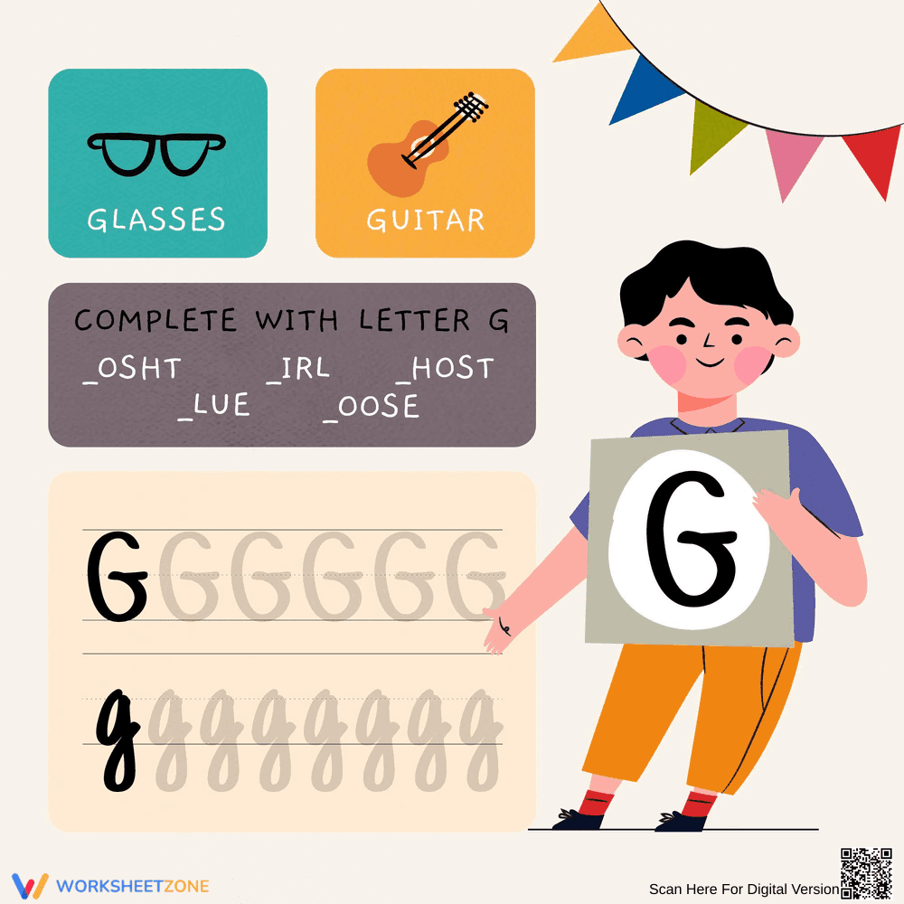 Learn the Letter G - Page 1