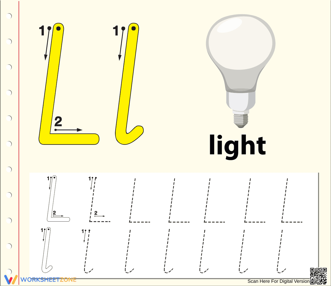 L is for Light: Connecting Concepts to Letters - Page 1