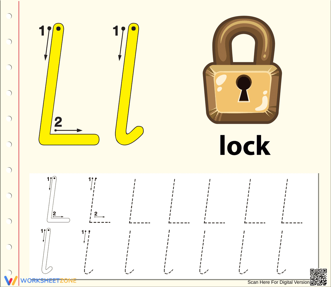 L is for Lock: Everyday Objects and Letters - Page 1
