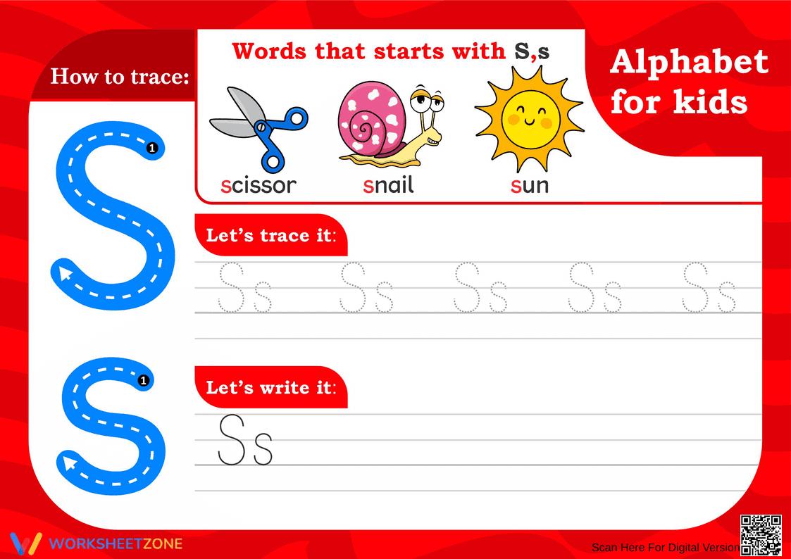 Engaging Alphabet Worksheet for Kids - Page 1