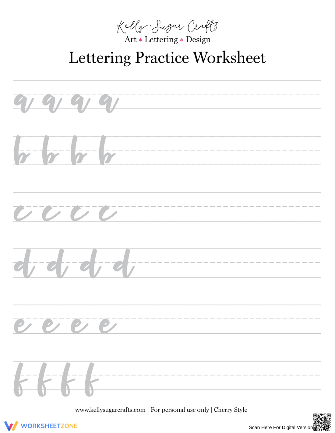 Calligraphy A-Z: Practice the Alphabet - Page 1
