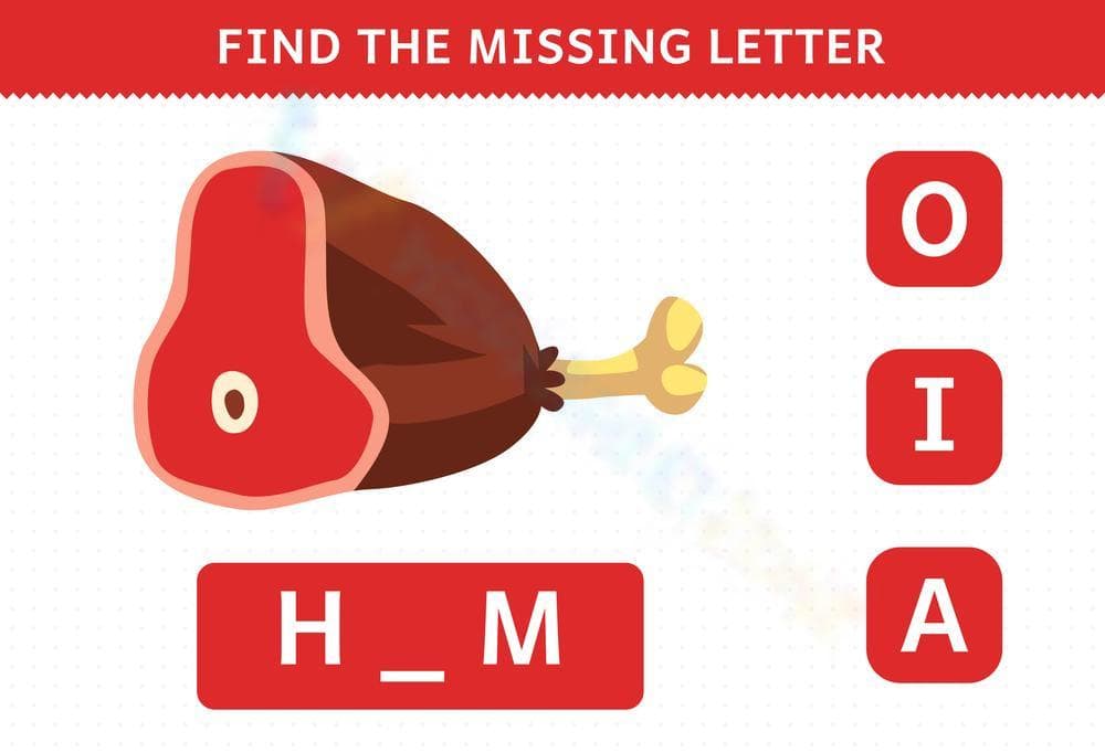 Find the Missing Letter – Fun Spelling - Page 1