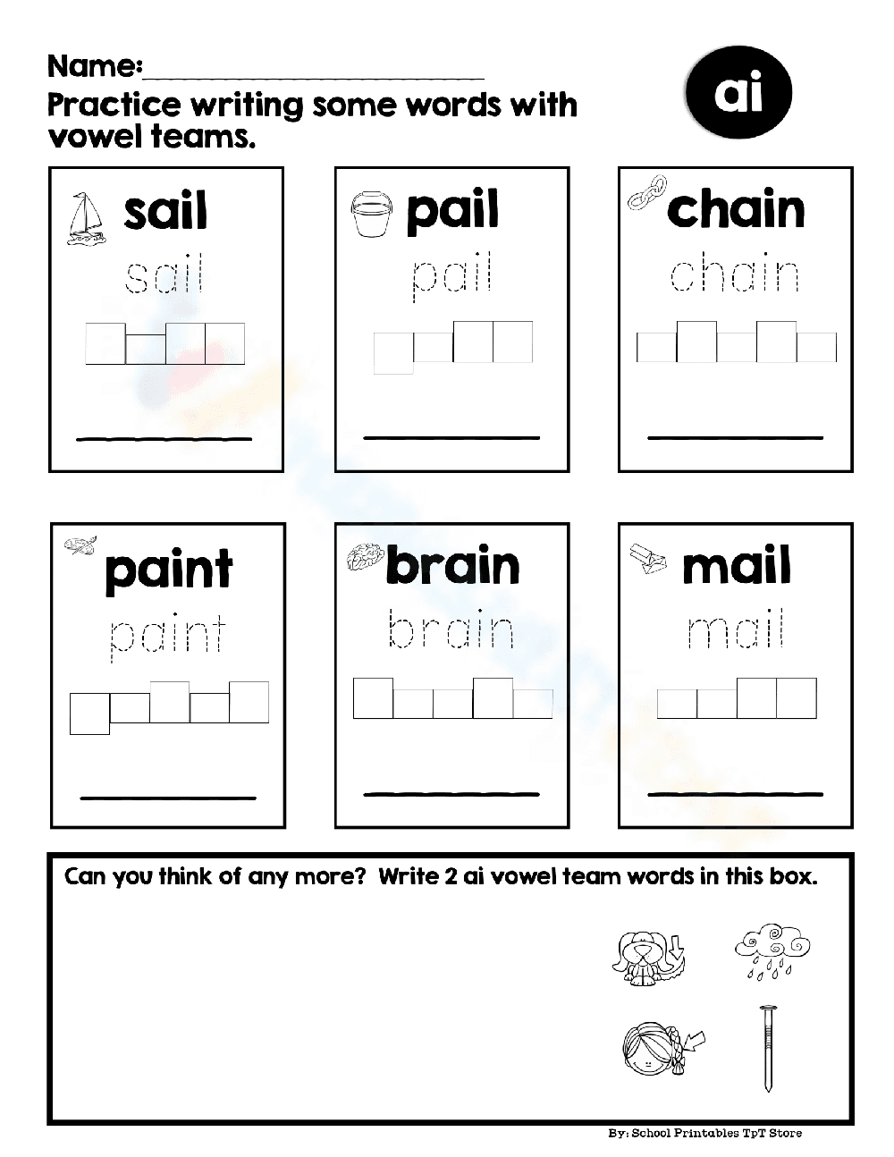 Learn and Apply Vowel Teams Skills - Page 1