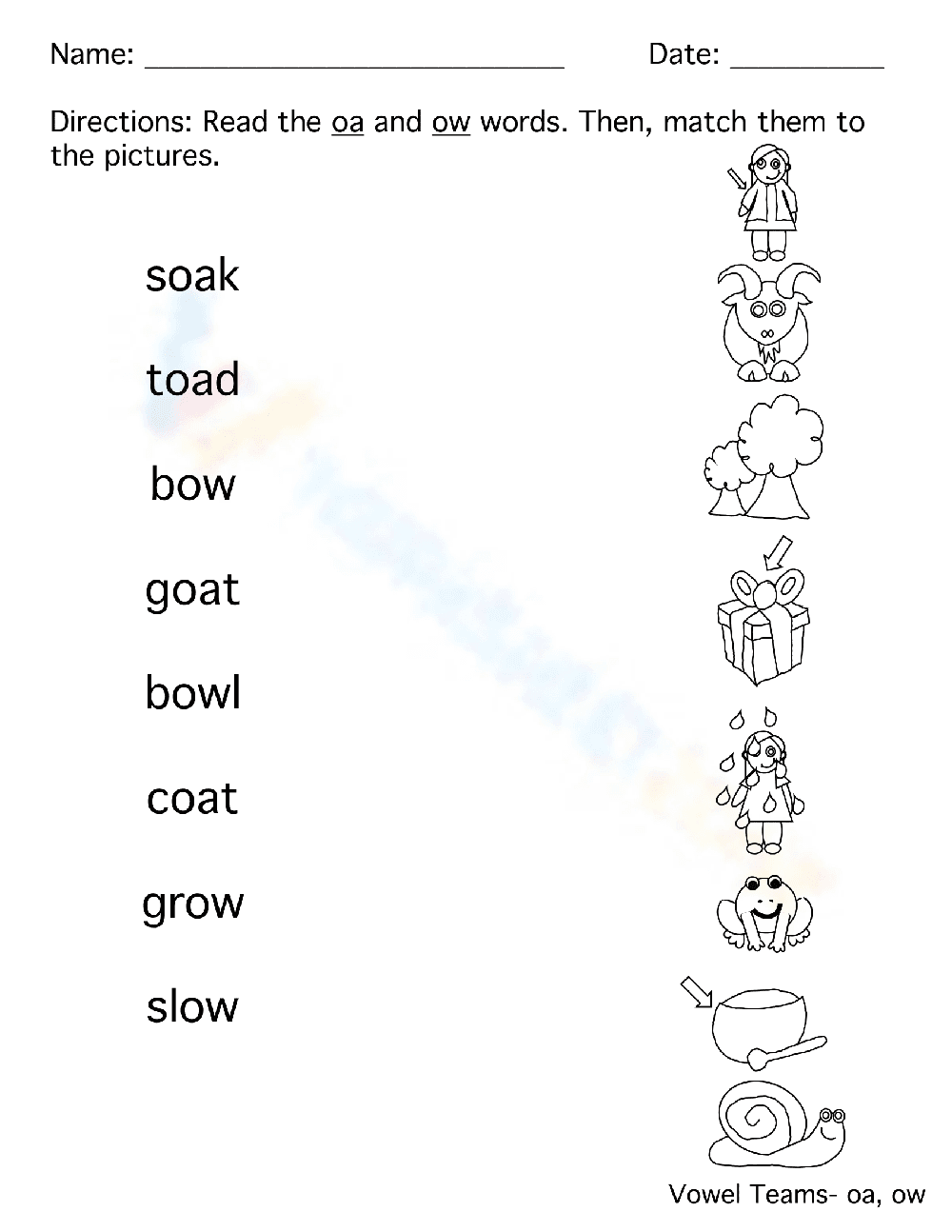 Improve Your Vowels: Short and Long Vowel Teams - Page 1