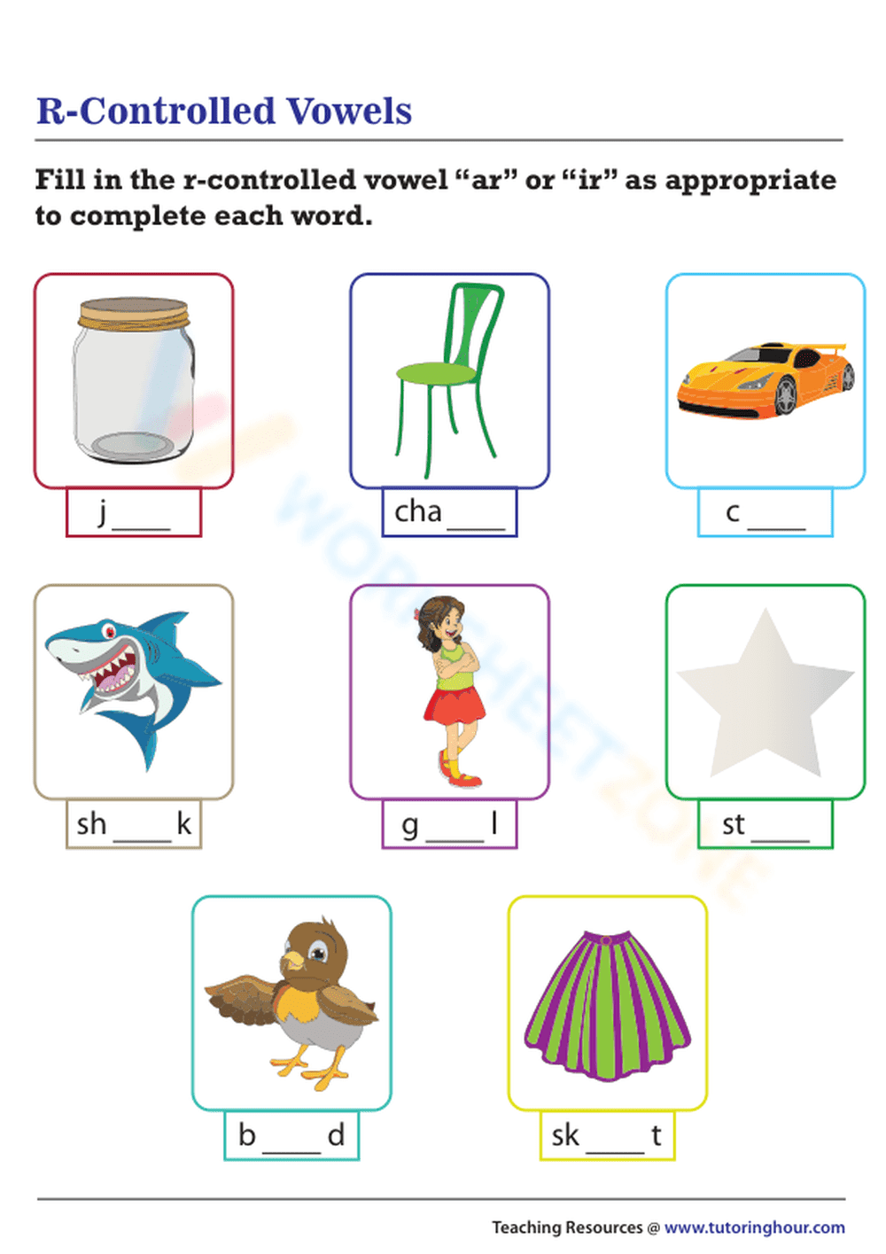 Understanding R-Controlled Vowels - Page 1