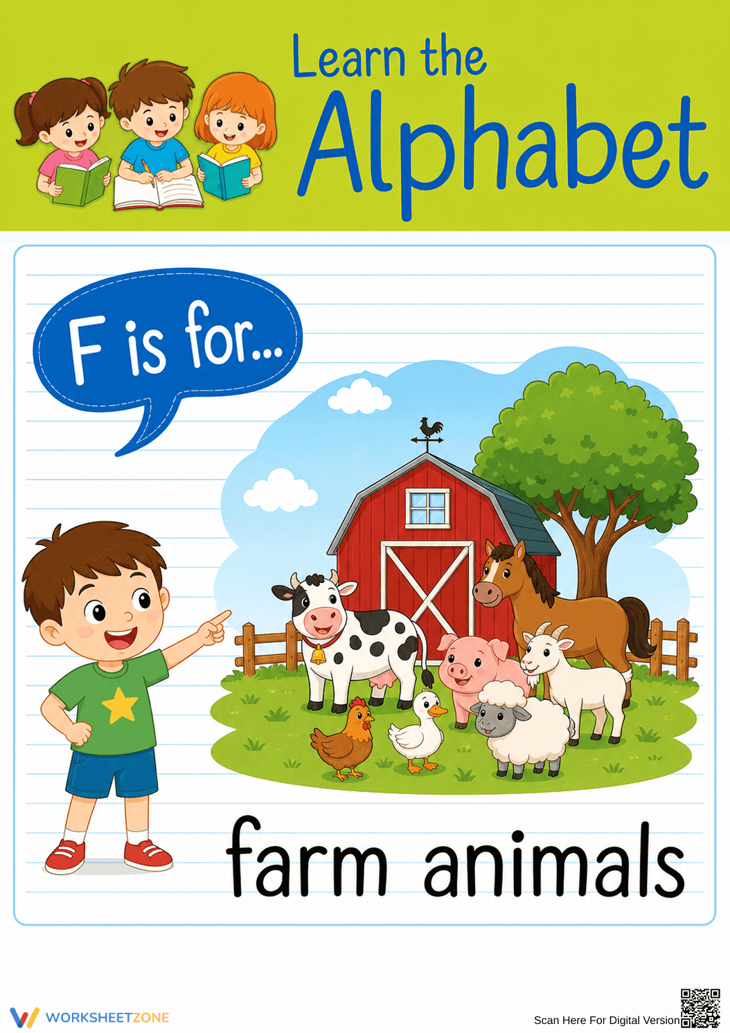 Letter F Beginning Sound Worksheet | Grade K Essential - Page 1
