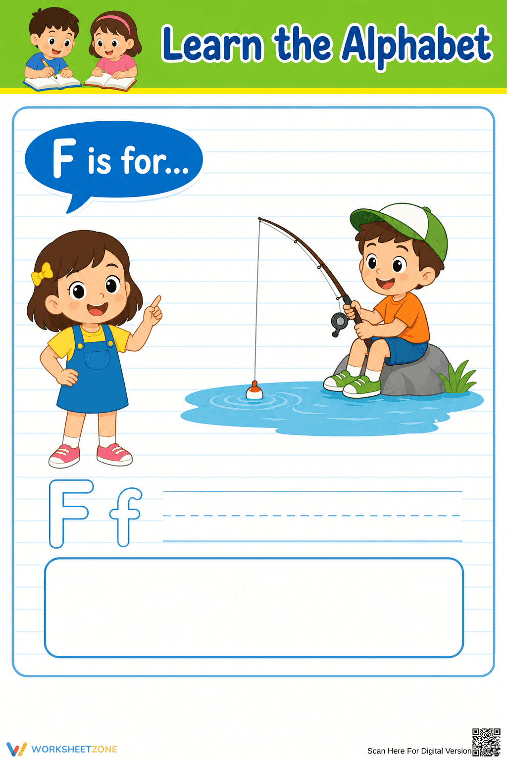 Essential Letter F Beginning Sound Worksheet | Grade K-2 - Page 1