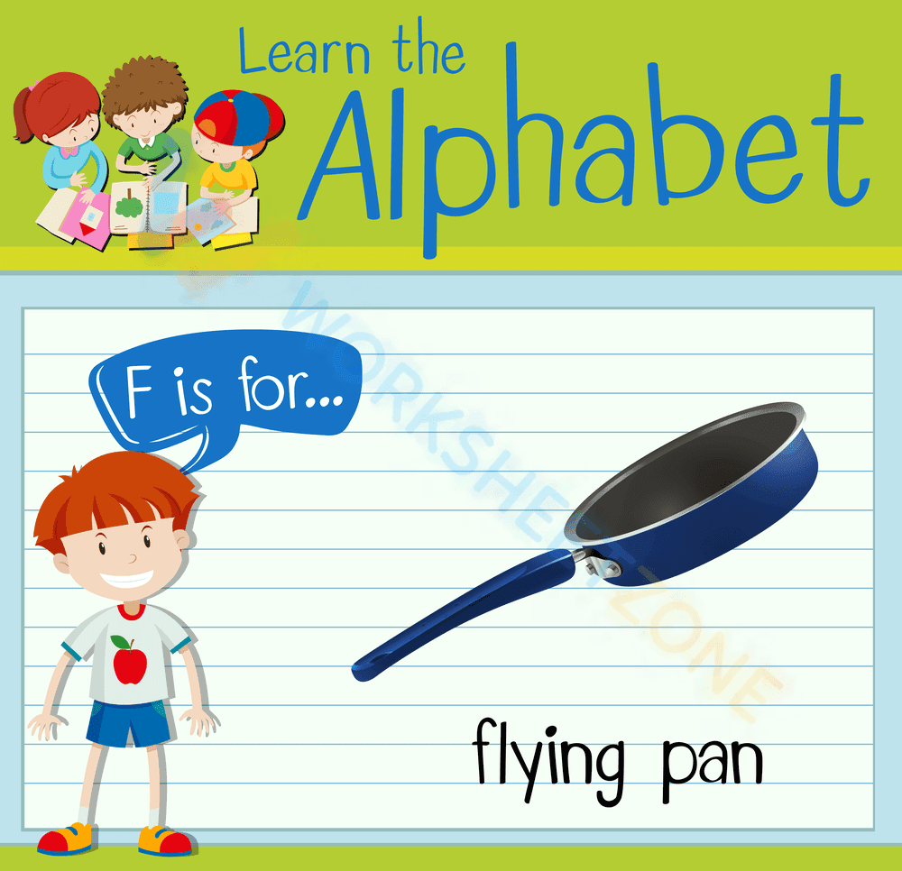 F is for Flying pan - Page 1