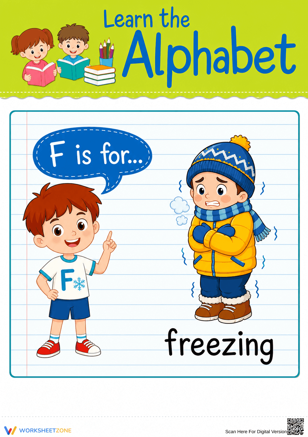 Letter F Beginning Sound Worksheet | Grade K-2 Essential - Page 1