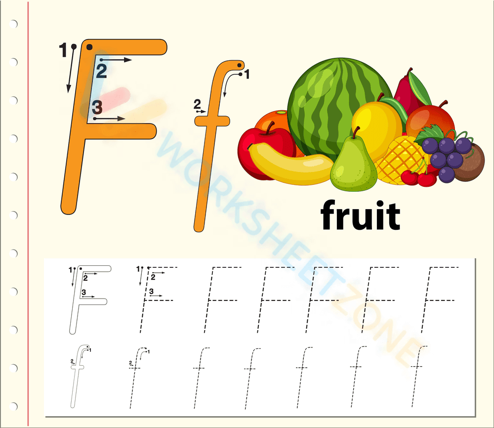 F is for Fruit - Page 1